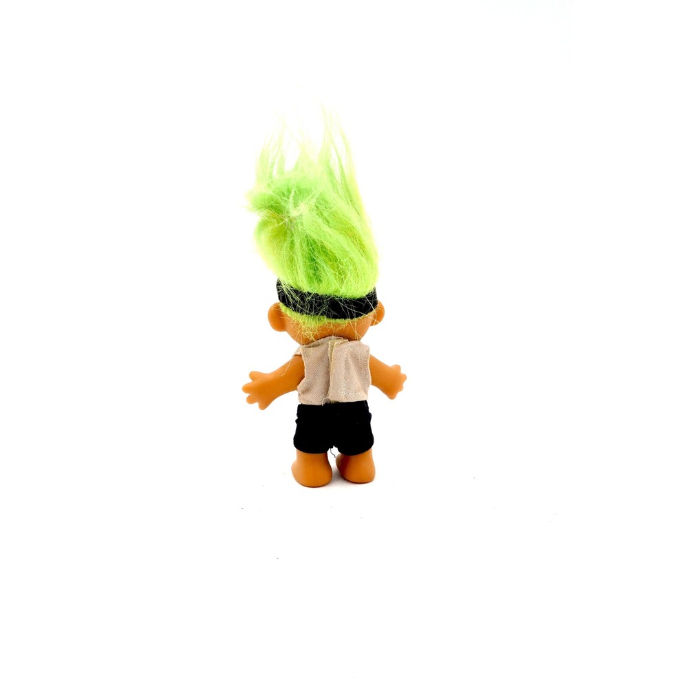 Vintage Troll Doll Gym Workout Outfit Green Hair Boy Figure Toy Collectible Gift - Picture 7 of 10